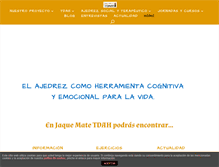 Tablet Screenshot of jaquemate-tdah.com